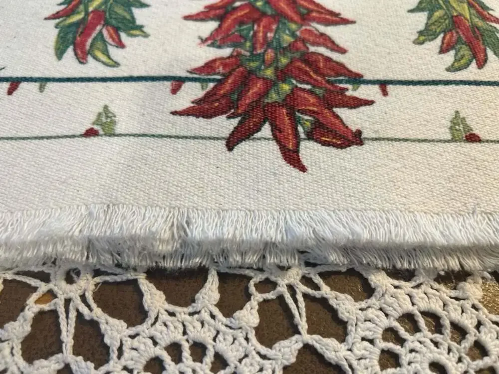 Vintage P. Witex Southwestern Chili Pepper Ristra Placemats Set of 4